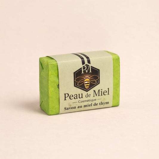 Le savon doux au miel et au thym