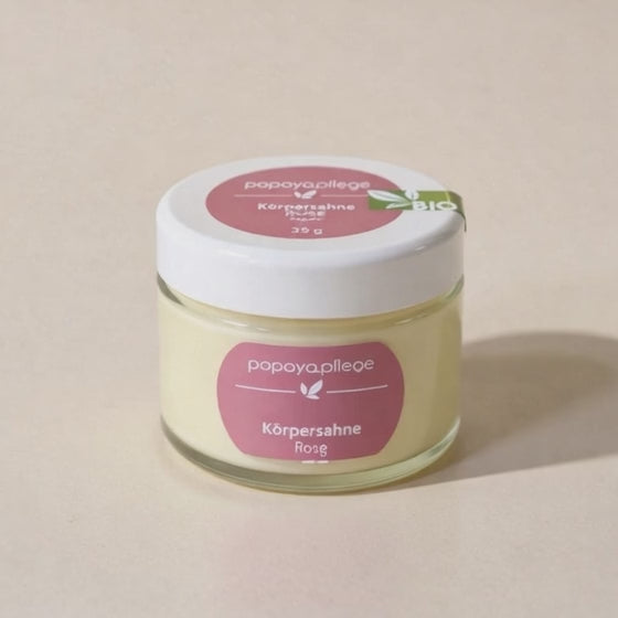 Crème corporelle naturelle à la rose – 35 g